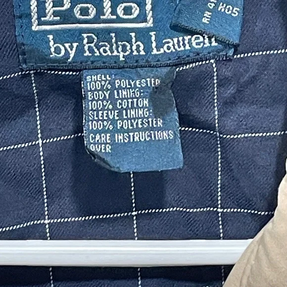 Polo Ralph Lauren Men's Tan Harrington Jacket Full Zip Embroidered Pony 2XL - Picture 4 of 12